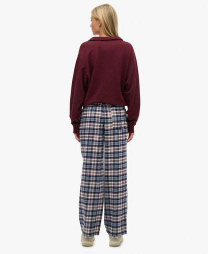 Blue/Red Check
