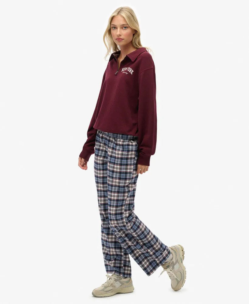 Blue/Red Check
