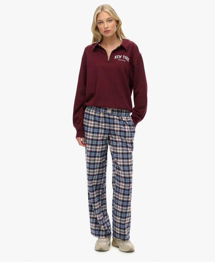 Blue/Red Check