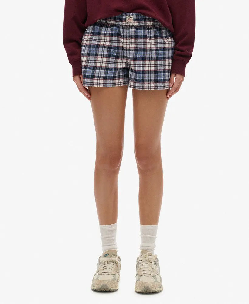 Blue/Red Check