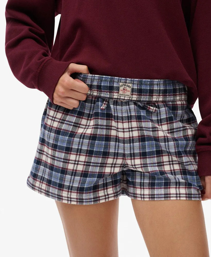 Blue/Red Check