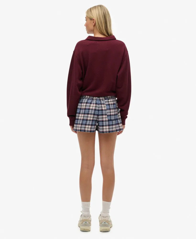 Blue/Red Check