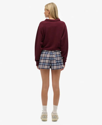 Blue/Red Check
