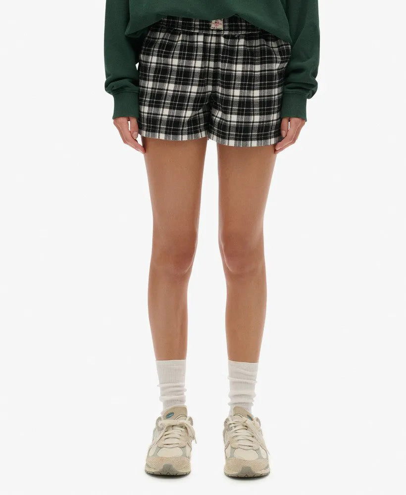 Black/Ecru Check