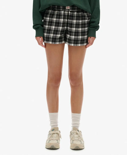 Black/Ecru Check