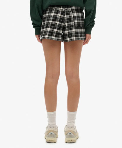Black/Ecru Check