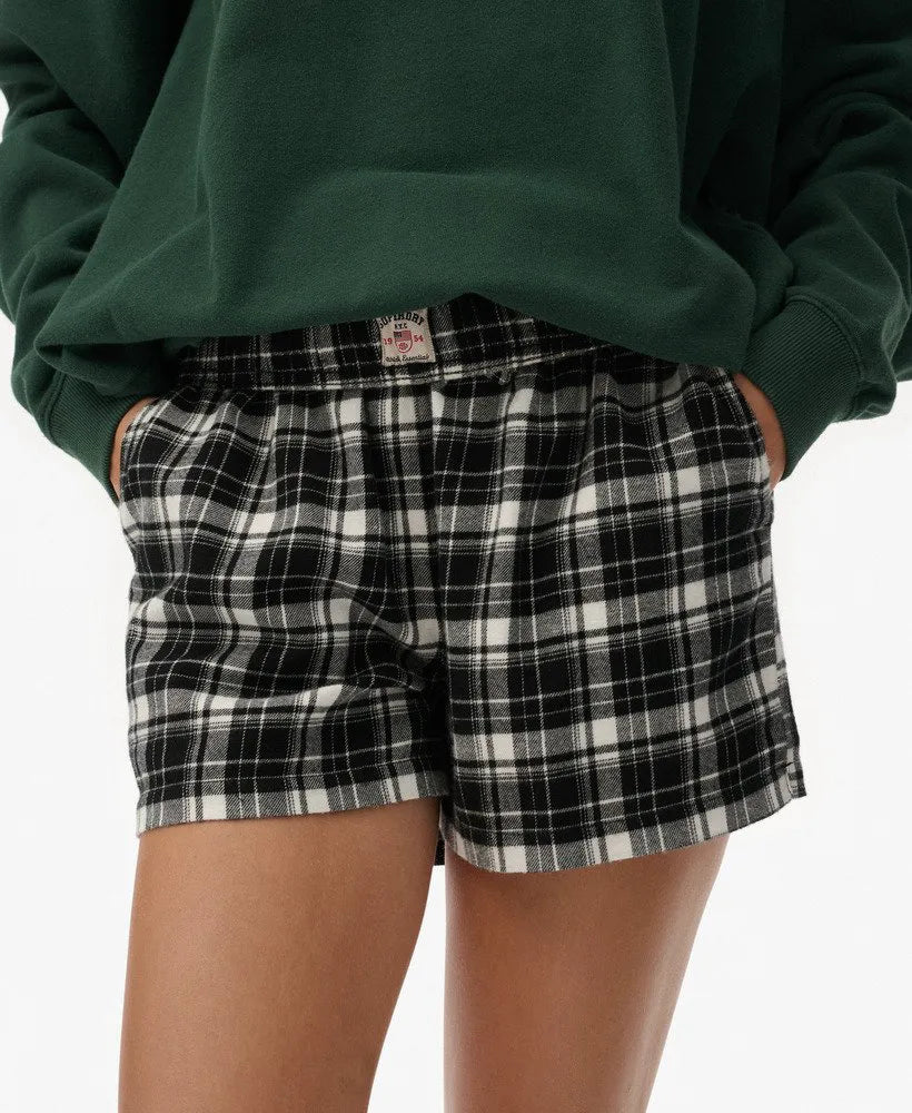 Black/Ecru Check