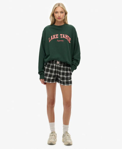 Black/Ecru Check