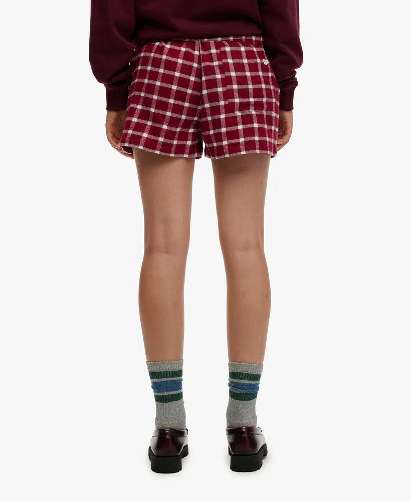 Burgundy Check