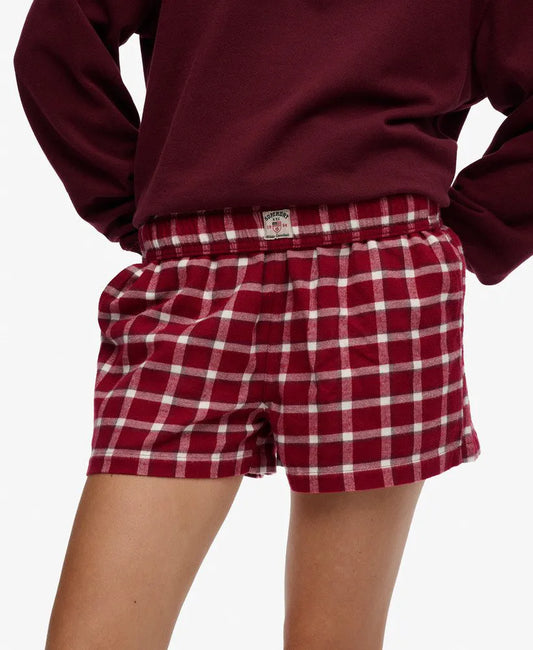 Burgundy Check