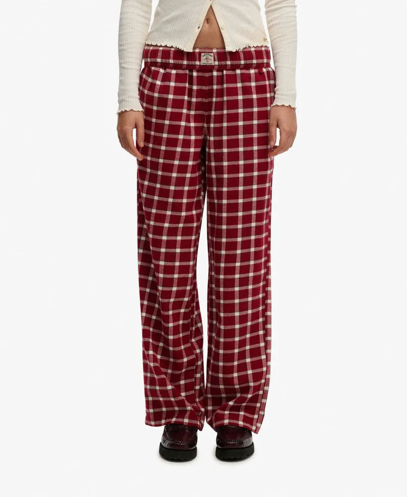 Burgundy Check