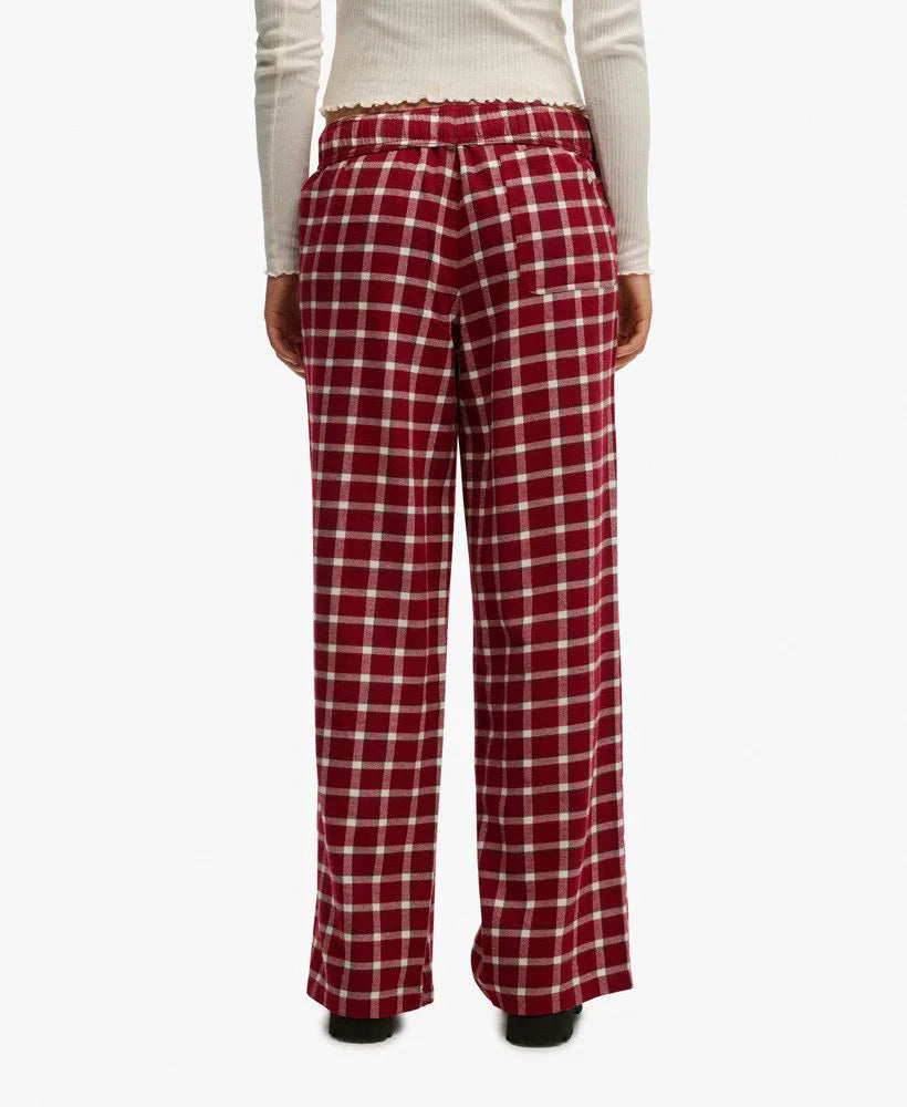 Burgundy Check