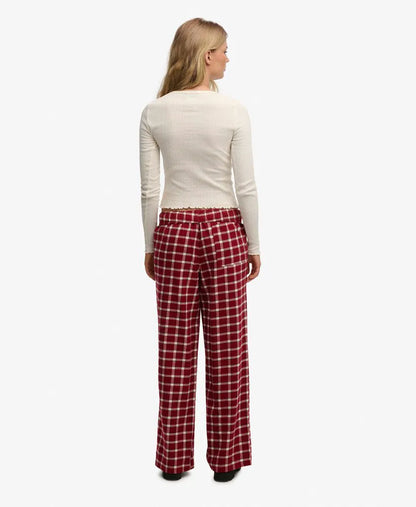 Burgundy Check