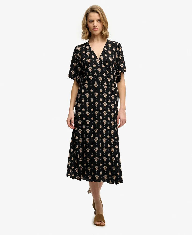 Decorative Sister Print Black