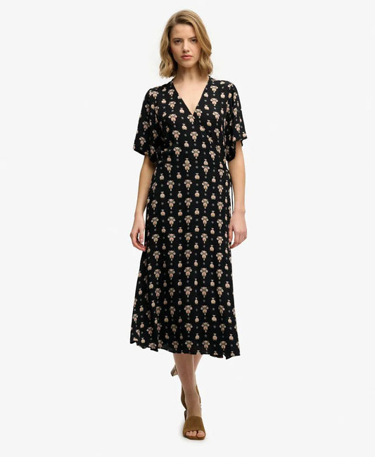 Decorative Sister Print Black
