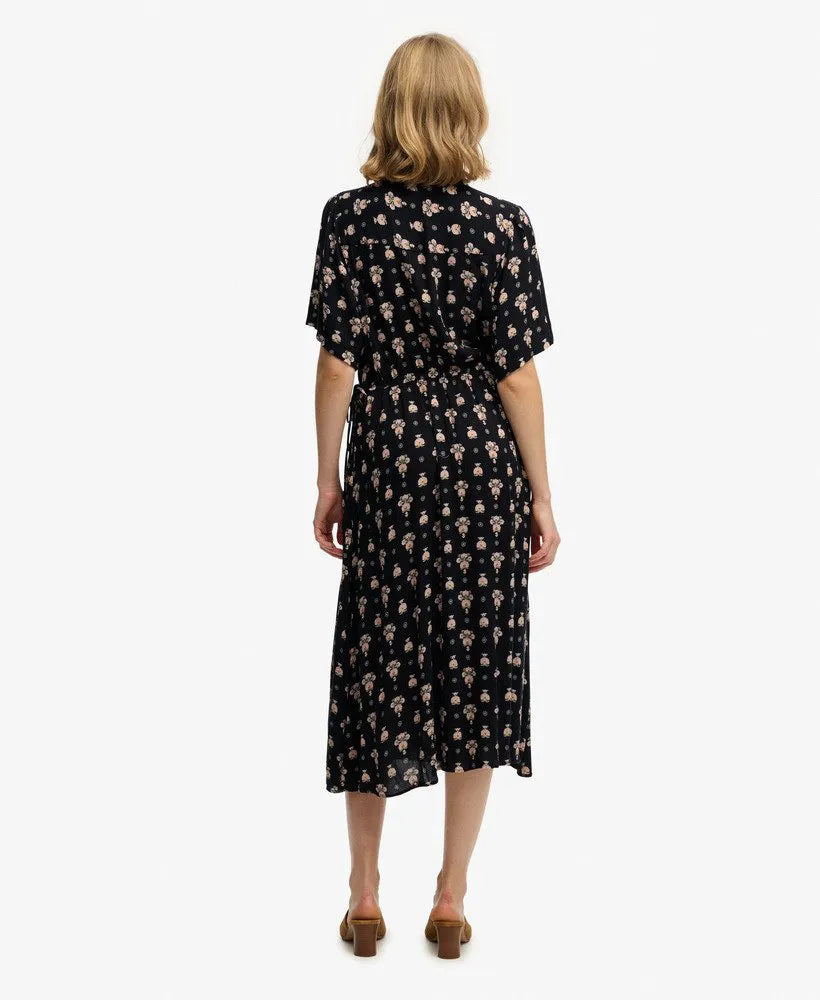 Decorative Sister Print Black