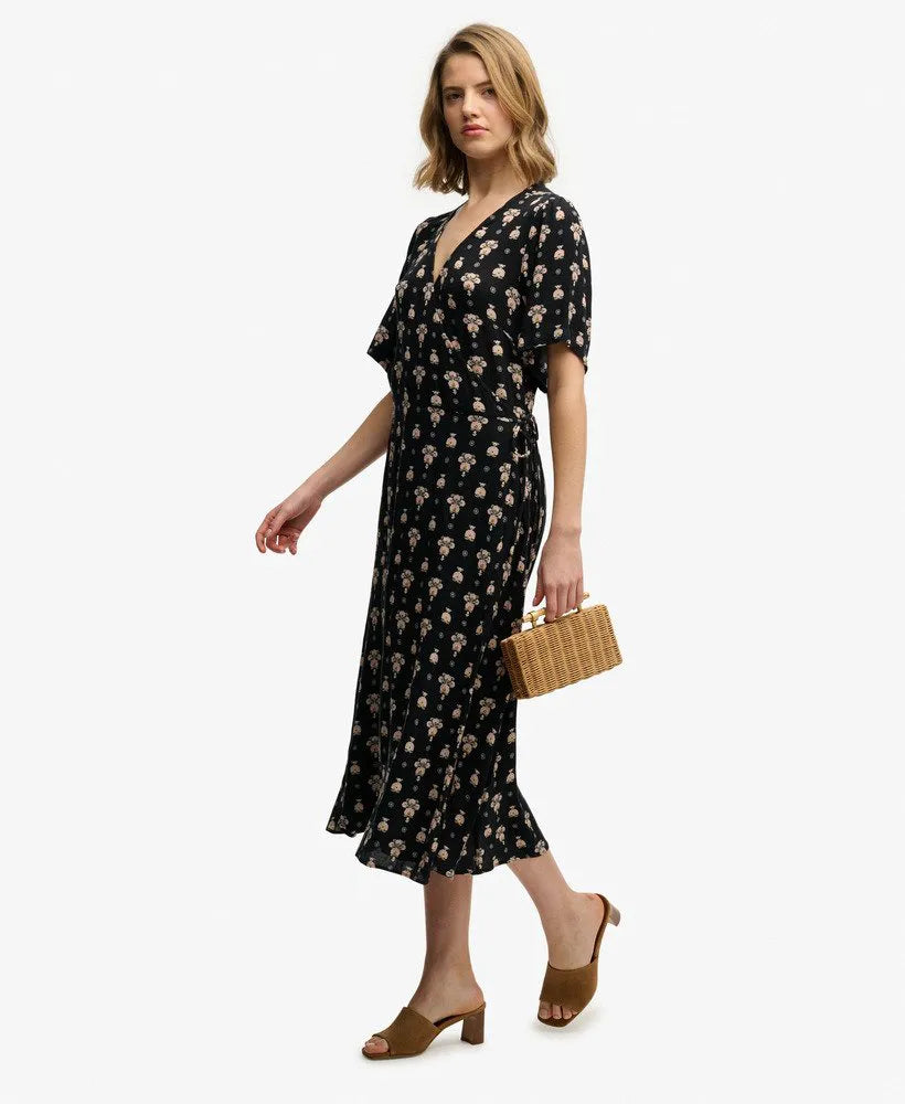 Decorative Sister Print Black