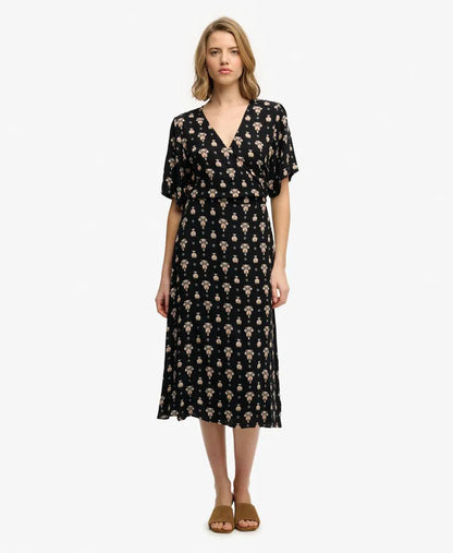 Decorative Sister Print Black