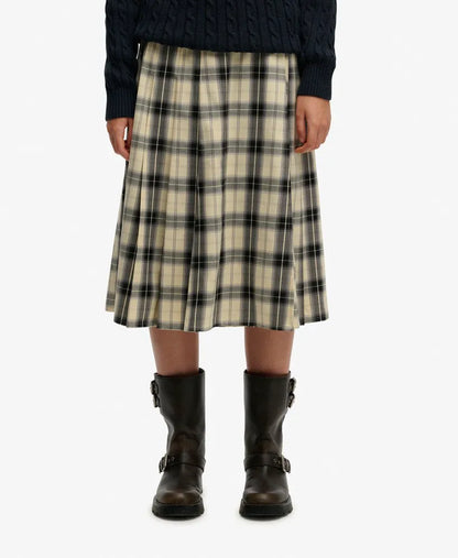 Cream/Black Check