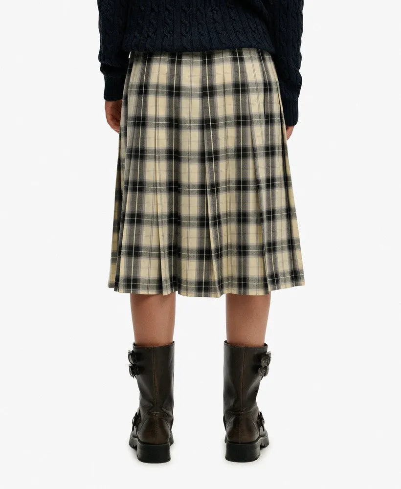 Cream/Black Check