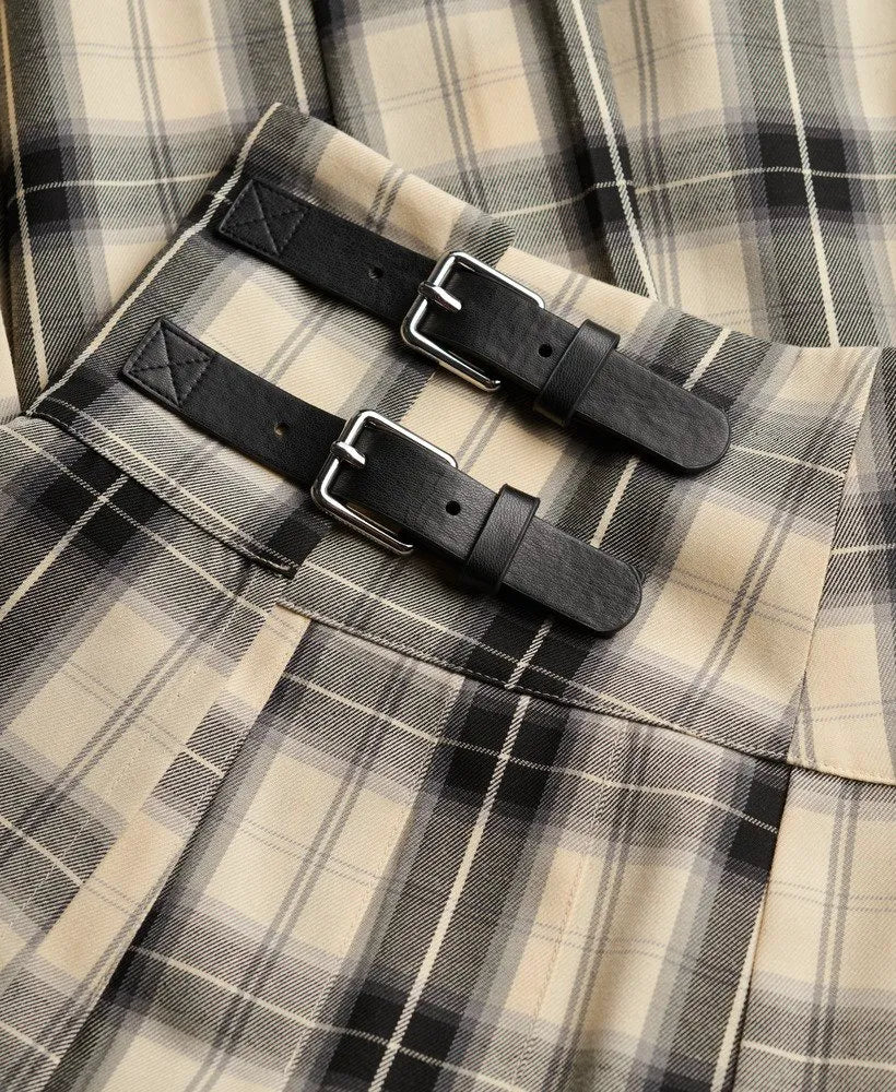 Cream/Black Check
