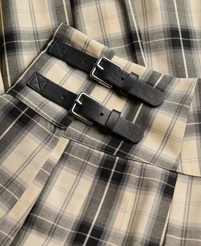 Cream/Black Check
