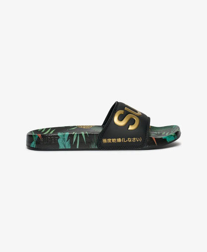 Black/Pineapple Aop