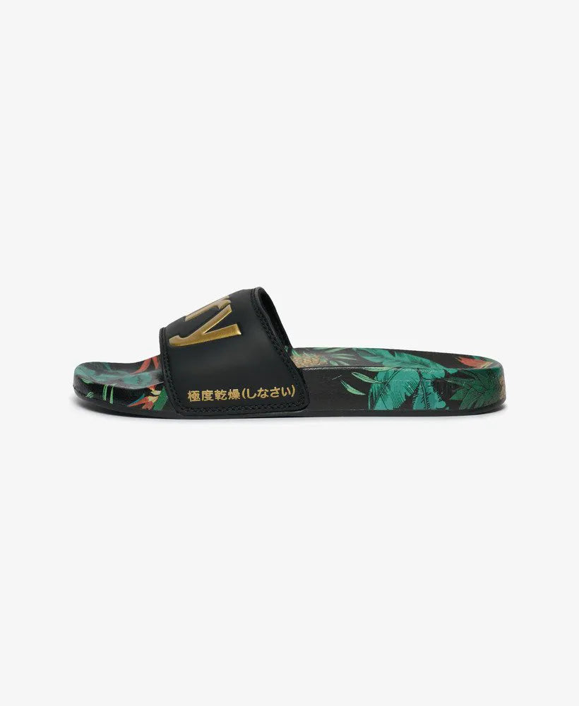 Black/Pineapple Aop