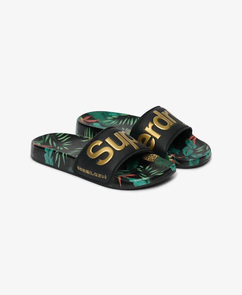 Black/Pineapple Aop