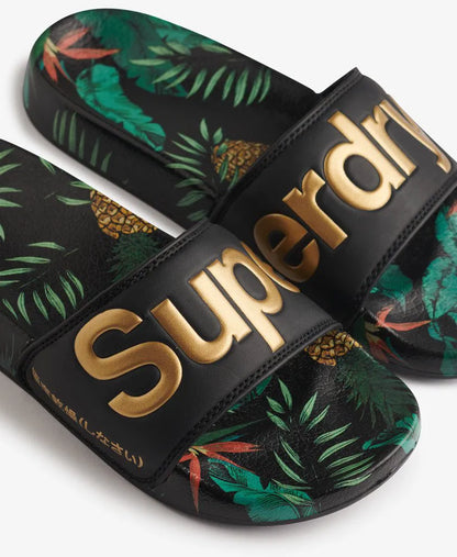 Black/Pineapple Aop