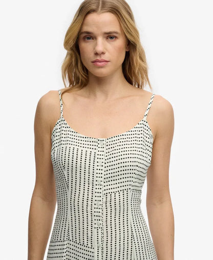 Off White Dot Invert Row Print