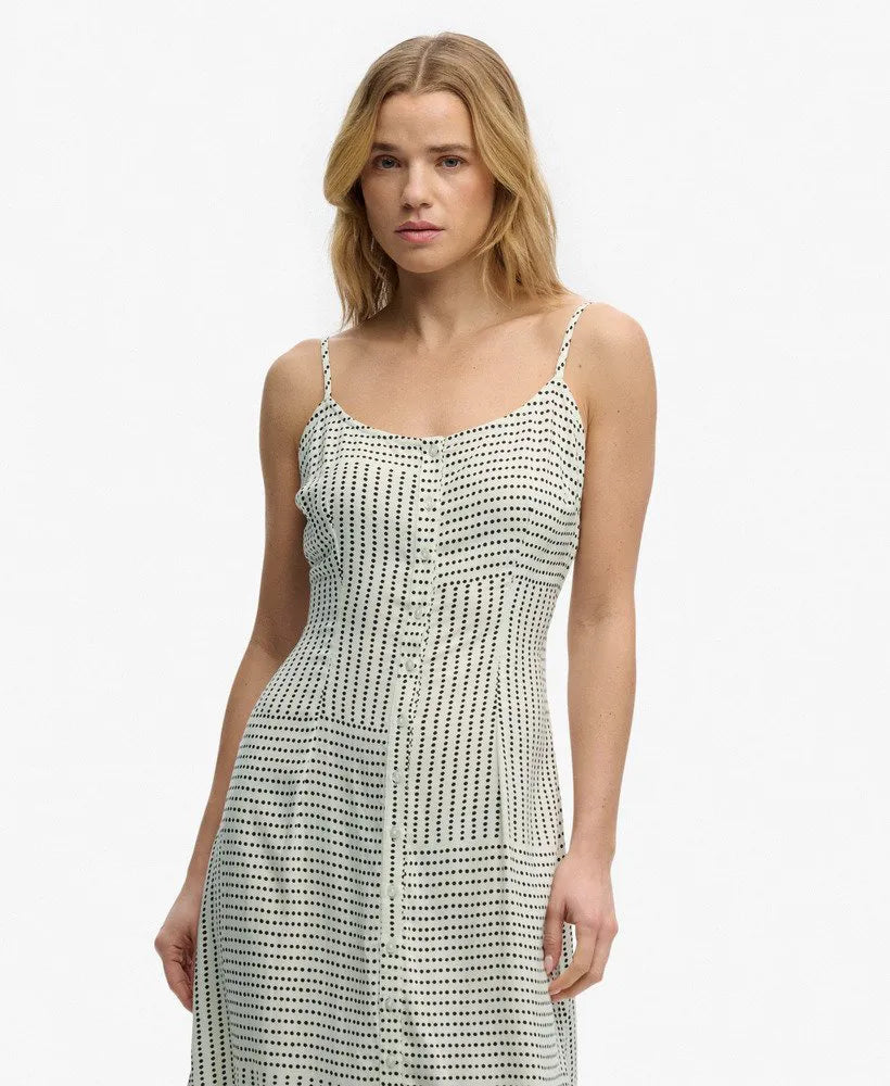 Off White Dot Invert Row Print