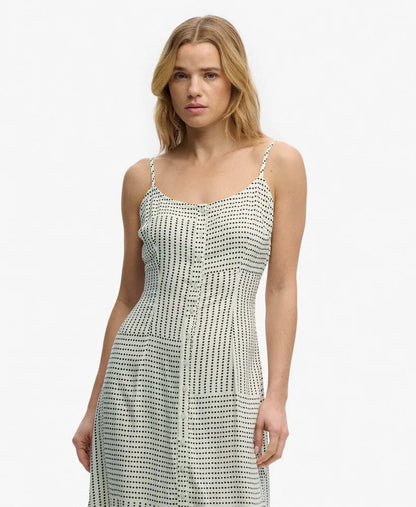 Off White Dot Invert Row Print