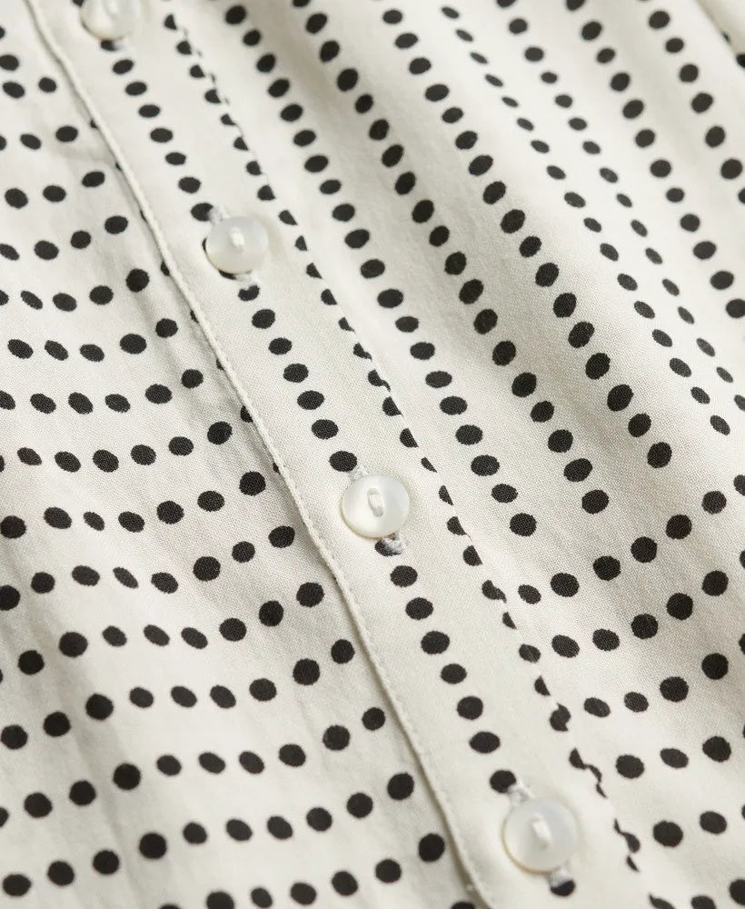 Off White Dot Invert Row Print