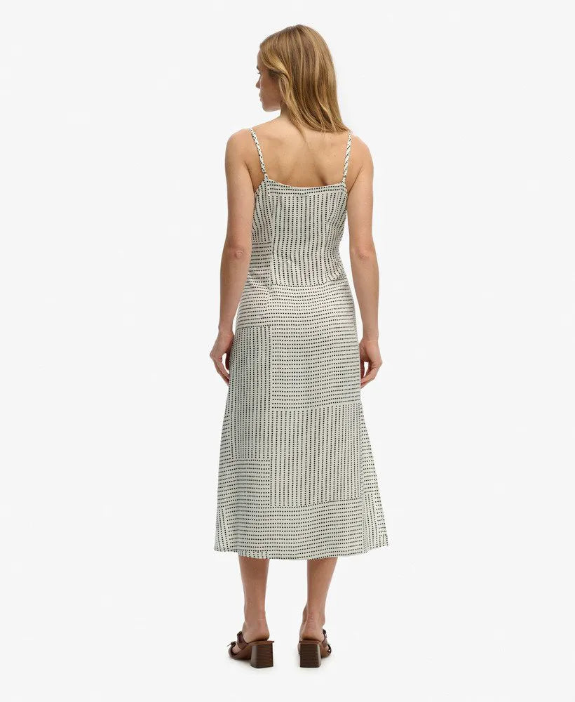 Off White Dot Invert Row Print