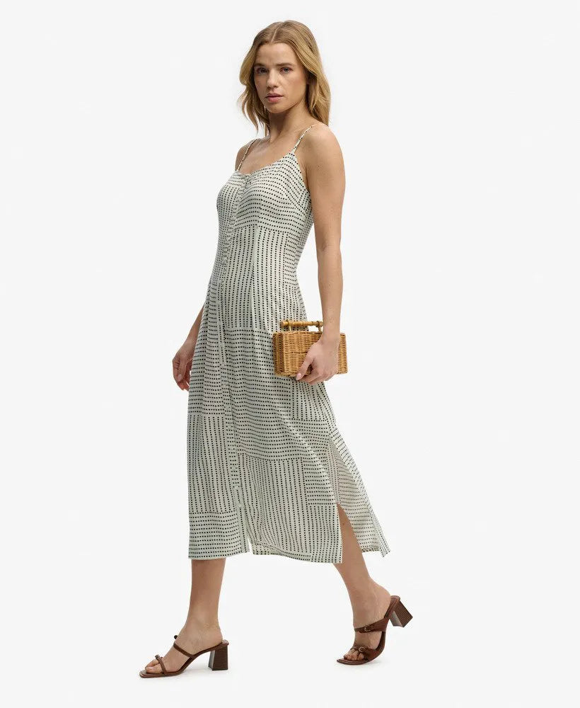 Off White Dot Invert Row Print