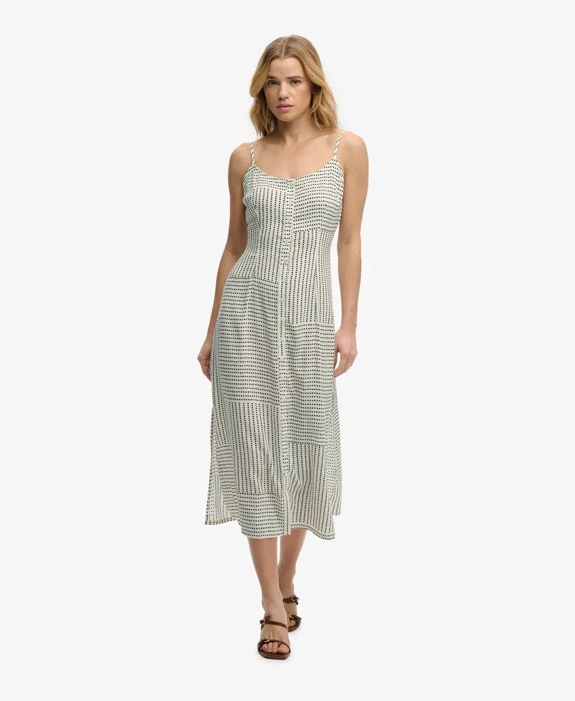 Off White Dot Invert Row Print