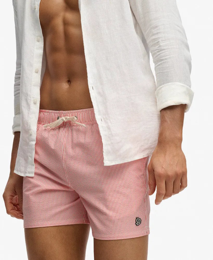 Sugar Coral/White Thin Stripe