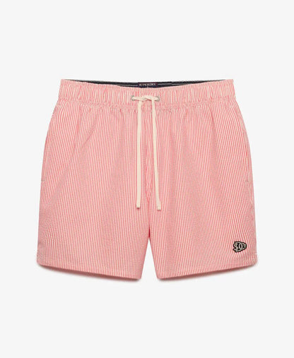 Sugar Coral/White Thin Stripe