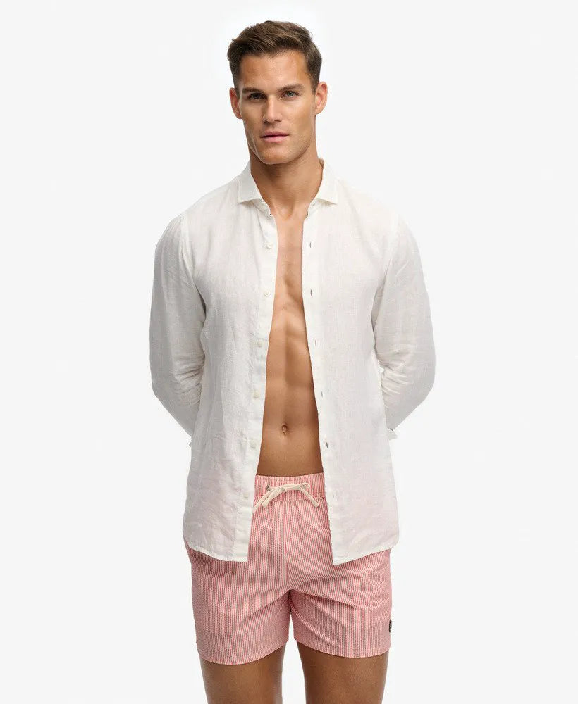 Sugar Coral/White Thin Stripe