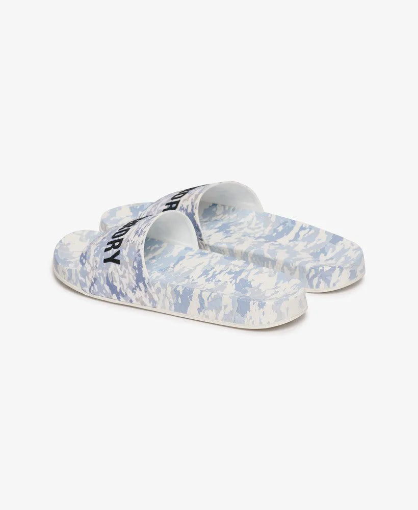 Camo Print Pool Sliders