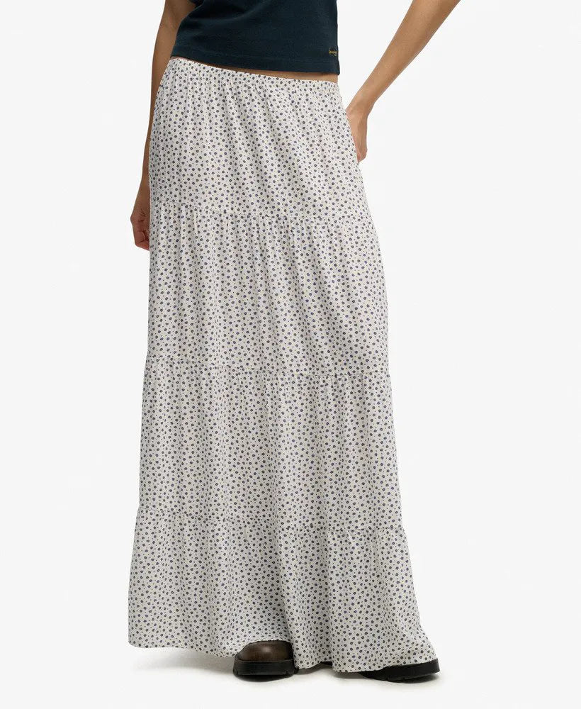 Off White Ditsy Hearts