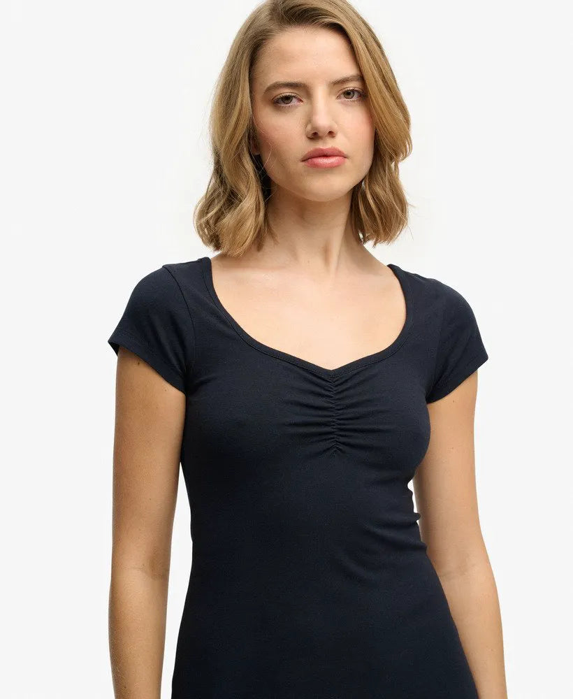 Sweetheart Jersey Mini Dress