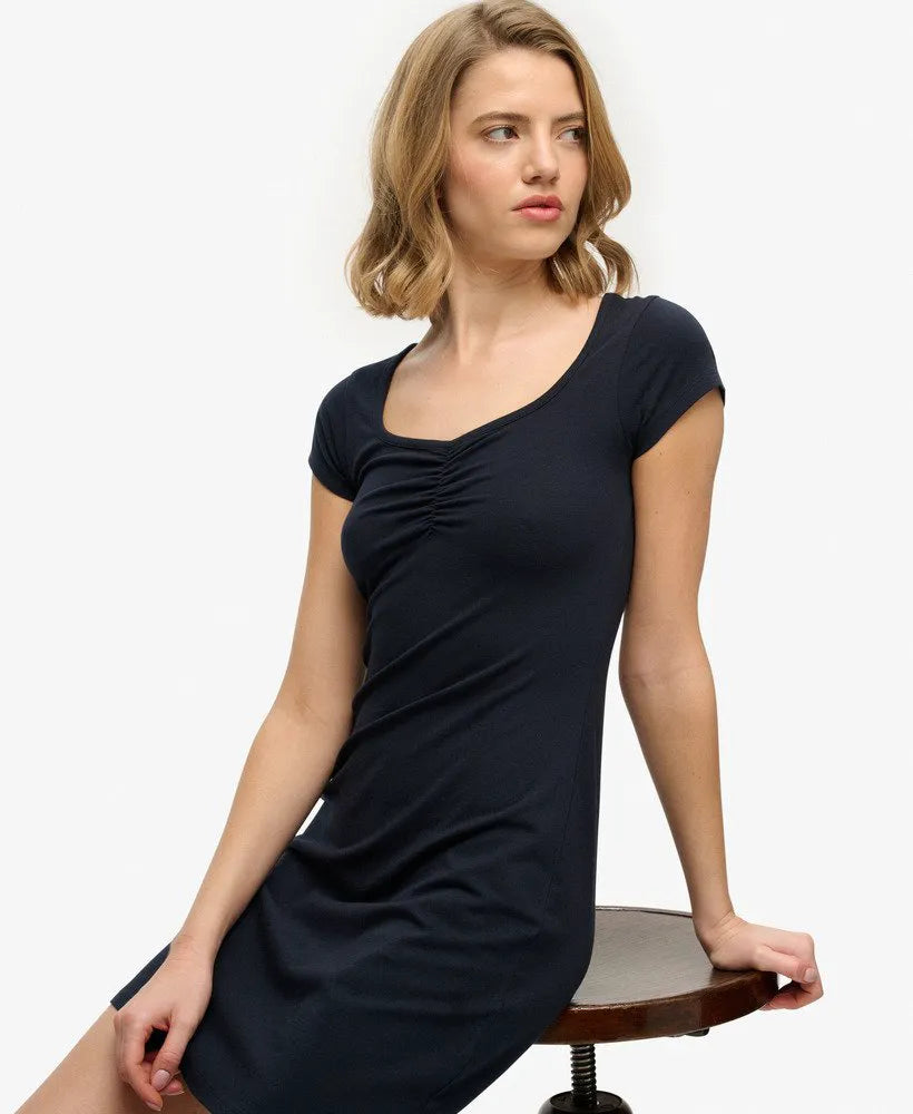 Sweetheart Jersey Mini Dress