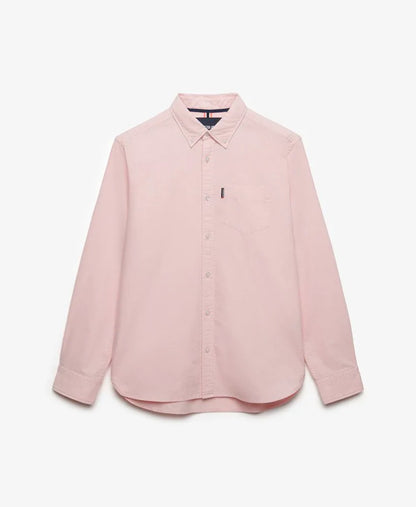 Coral Pink Chambray