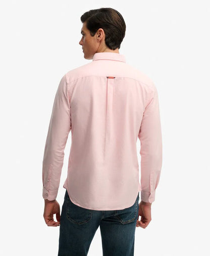 Coral Pink Chambray