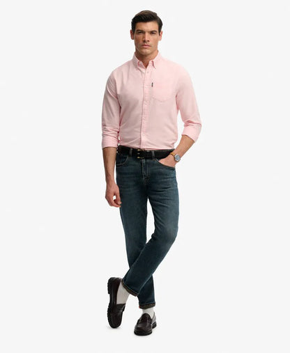 Coral Pink Chambray
