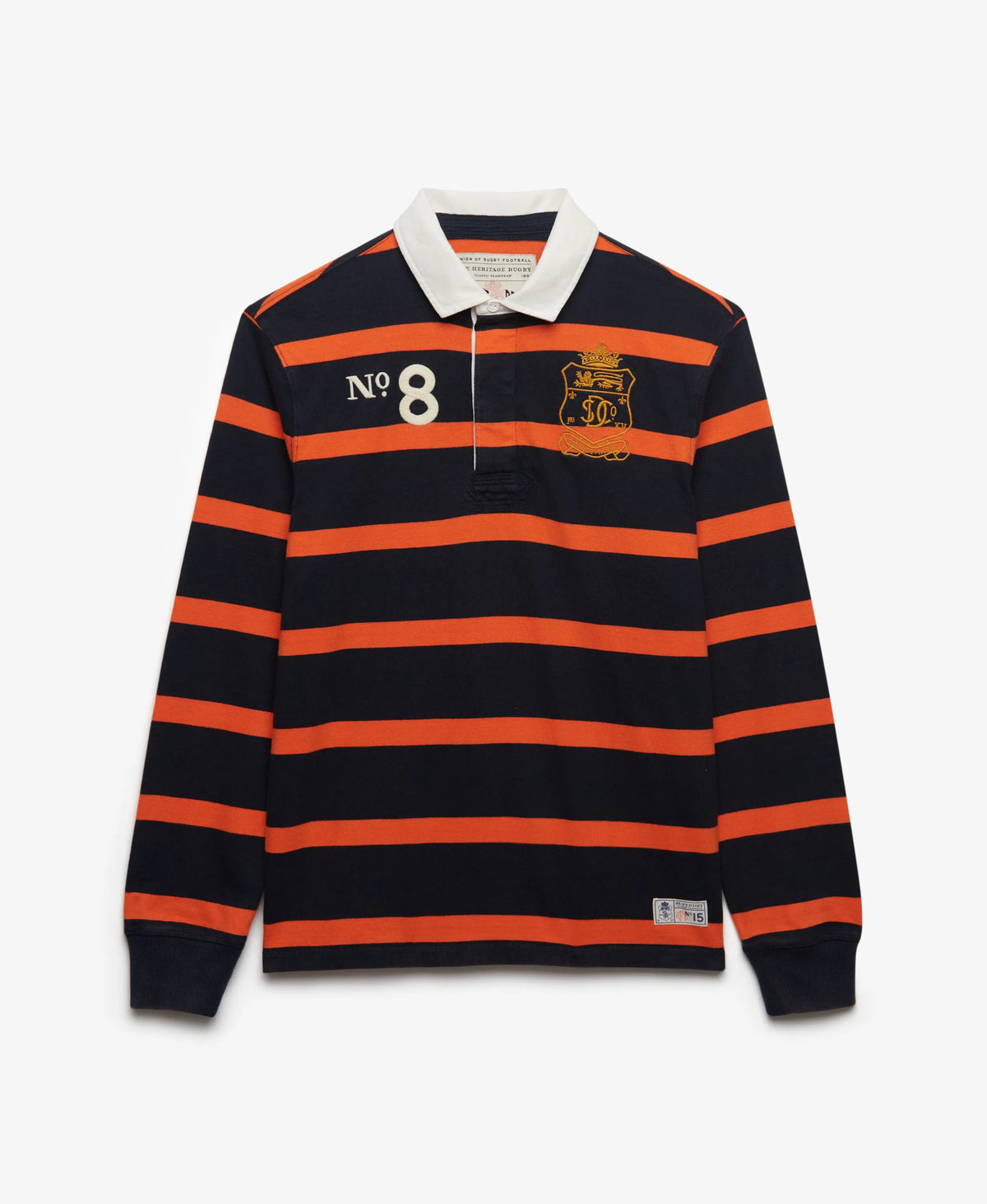 Navy/Orange Stripe