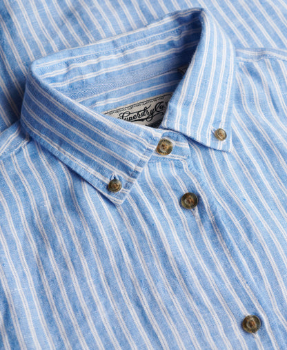 Premium Linen Button Down Slim Shirt