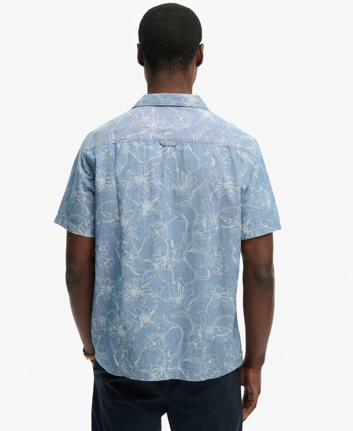 Nouveau Navy Floral Dot